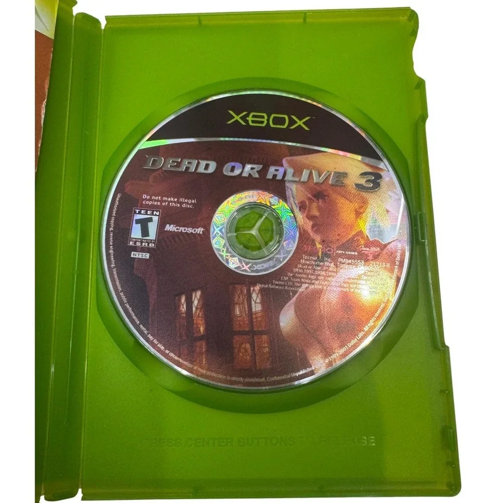 Dead or Alive 3 Microsoft Xbox Original Game CIB Fighting Tecmo NTSC DOA3